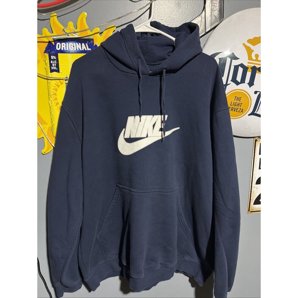 Vintage Navy Blue Nike Hoodie - Excellent Condition - 90’s - 00’s Era